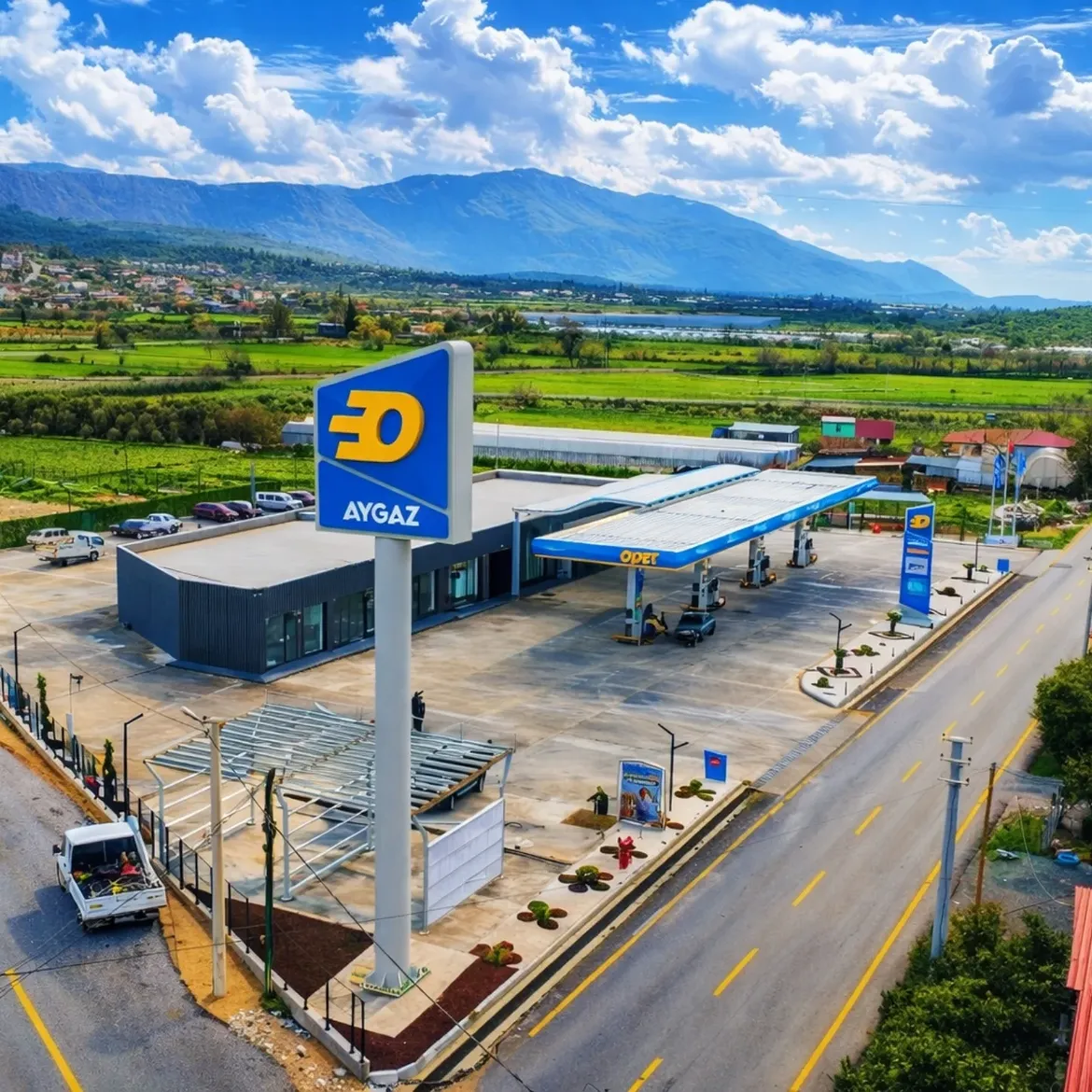 Döğer Opet istasyonu, havadan